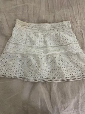 Zara White Mini Skirt